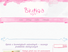 Tablet Screenshot of biutiqa.pl